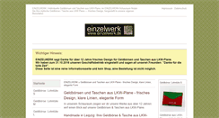 Desktop Screenshot of einzelwerk.com